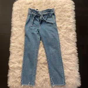 Paper Bag Waist Jeans